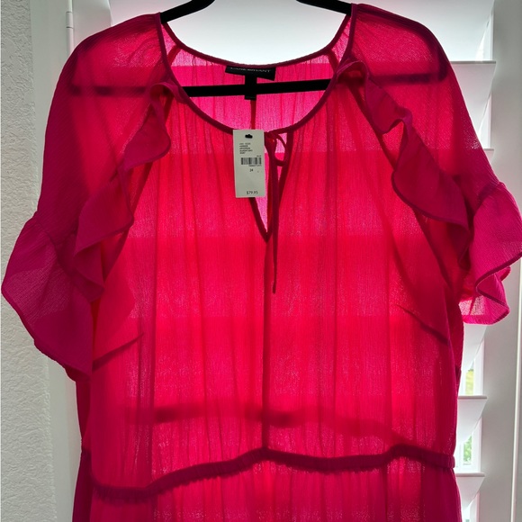 Lane Bryant pink maxi dress size 24 BNWT - Picture 2 of 5